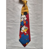 Gravata Mickey/tio Patinhas Walt Disney Original Seda Pura