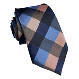 Gravata Xadrez Masculina Luxo