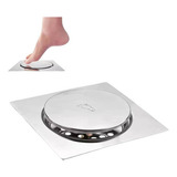 Grelha De Drenagem Flordrain Ralo Inteligente Click Pop Up Clic 10x10 Inox Floor Drain