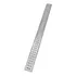 Grelha Ralo Linear Aluminio Pluvial 5x70 Cm Suporte Aro Tela