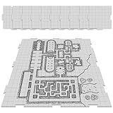 Grid De Batalha Compacto Modular Riscável 9 Peças Rpg Battle Grid D&d (7x7)…
