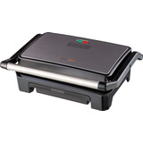 Grill Elétrico Cuisine Expert Black Decker G1200 Com Chapas Antiaderentes E Caixa Coletora De Gordura Potência 800w Preto E Inox 127v