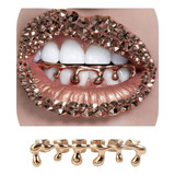 Grillz Dentes Banhado Prata