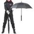 Guarda Chuva Automático Cosplay Espada Katana Samurai Cor Preto Desenho Do Tecido Liso