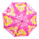 Guarda-chuva Infantil Automático Meninas Com Apito 