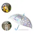 Guarda Chuva Infantil Transparente Com Unicórnio Cor Azul