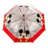 Guarda Chuva Infantil Transparente Letras Mickey Com Apito