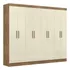 Guarda Roupa Casal 8 Portas 4 Gavetas Paris Espresso Móveis