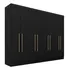 Guarda Roupa Casal 8 Portas Natasha Preto M Arapongas Cor Preto Fosco