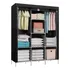 Guarda Roupa Dobrável Organizador De Roupa Decoteam 28105 Preto