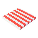 Guardanapo Papel Listrado Vermelho