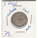Guatemala, 1 Real De Prata De 1900