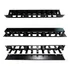 Guia Cabo 1u X 50mm Com Tampa Click Para Rack Servidor 19 Cor Preto
