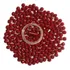 Guia Vermelho Leitoso Iansã Kit 200 Cristal 8mm +firma/linha