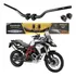 Guidão Alto Fat Preto Oxxy Bmw G310 1300 1250 Gs F 800 900
