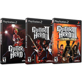 Guitar Hero 1, 2 & 3 Para Ps2 Slim Bloqueado Leia Descrição