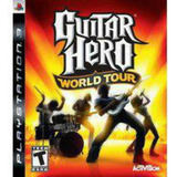 Guitar Hero World Tour Ps3 Mídia Física Precisa Guitarra