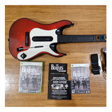 Guitarra - Guitar Hero + Microfone E Jogo - Xbox 360