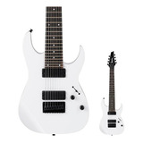 Guitarra 8 Cordas Ibanez Rg8 Wh Branca Cor Branco Orientação Da Mão Destro