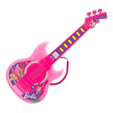 Guitarra Barbie Dreamtopia Com Funçao Mp3 F00575   Fun