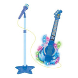 Guitarra Com Microfone Pedestal
