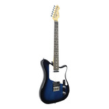 Guitarra Elétrica Cecille - Modelo Tele - Corpo Em Alder Cor Azul Orientação Da Mão Destro