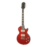 Guitarra Elétrica EpiPhone Modern Les Paul Muse De Mogno Scarlet Red Metallic Metálico Com Diapasão De Louro Indiano