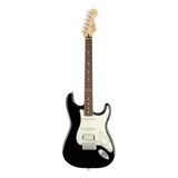 Guitarra Elétrica Fender Player Stratocaster Hss De Amieiro Black Brilhante Com Diapasão De Pau Ferro
