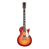 Guitarra Elétrica Gibson Modern Collection Les Paul Tribute De Mogno Satin Cherry Sunburst Laca Nitrocelulósica Acetinada Com Diapasão De Pau-rosa