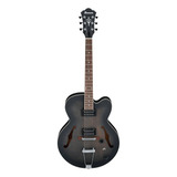 Guitarra Elétrica Ibanez Artcore Af55 De Tília Transparent Black Flat Com Diapasão De Nogueira