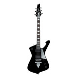 Guitarra Elétrica Ibanez Ps Series Ps60 De Choupo Black Com Diapasão De Amaranto