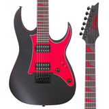 Guitarra Elétrica Ibanez Rg Gio Grg131dx Choupo Black Flat