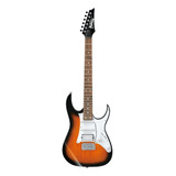 Guitarra Elétrica Ibanez Rg Gio Grg140 Soloist De Okoume Sunburst Com Diapasão De Amaranto