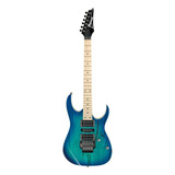 Guitarra Elétrica Ibanez Rg Standard Rg370ahmz De Freixo Blue Moon Burst Com Diapasão De Bordo