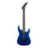 Guitarra Elétrica Jackson Js Series Js11 Dinky De Choupo Metallic Blue Metálico Com Diapasão De Amaranto