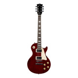 Guitarra Elétrica Michael Lp Michael Strike Gm730n De Tília Wine Red Com Diapasão De Blackwood