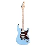 Guitarra Eletrica Michael Rocker Antique Blue Com Efeito