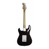 Guitarra Elétrica Stratocaster Queen s 6 Cordas Cor Preto Material Do Diapasão Madeira De Lei