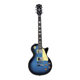 Guitarra Elétrica Strinberg Lps Series Lps230 Les Paul De Tília Blue Burst Brilhante Com Diapasão De Madeira Técnica