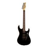 Guitarra Elétrica Tagima Tw Series Tg 510 De Tília Black Com Diapasão De Madeira Técnica