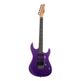 Guitarra Elétrica Tagima Tw Series Tg 510 De Tília Metallic Purple Com Diapasão De Madeira Técnica