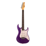 Guitarra Elétrica Tagima Tw Series Tg 520 De Tília Metallic Purple Metálico Com Diapasão De Madeira Técnica