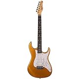 Guitarra Elétrica TG 520 Metallic Gold Yellow Woodstock Series Tagima
