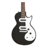 Guitarra EpiPhone Les Paul Melody Maker E1 - Ebony Cor Preto Material Do Diapasão Pau-rosa Orientação Da Mão Destro