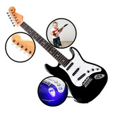 Guitarra Infantil Brinquedo C  Correia Energia Rock Pilhas
