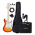 Guitarra Infantil Clk10 Cs Sunburst Capa Cubo + Acessórios