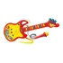 Guitarra Infantil Com Microfone Azul Com Amarelo Dm Toys Cor Vermelho