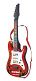 Guitarra Infantil   Premium  Pais   Filhos  Vermelha