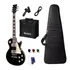 Guitarra Les Paul Vogga Vcg621 Preto   Kit Amplificador Nf e