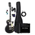 Guitarra Lps 230 Bks Preta Fosca Kit Capa Cubo Borne